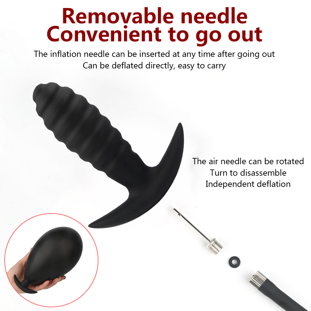 Adult Toys Super large inflatable big anus plug Dildo pump anal diffuser expandable hip plug anal ball toy male Prostate massage 230724