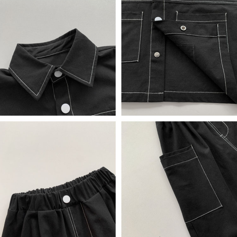 Clothing Sets Summer Children s Baby Boy Clothes Kids Outfits Set Fashion Shirt Shorts 2 Piece Birthday 2 9 Years Wear 230724