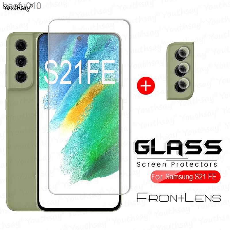 Per Samsung Galaxy S21 FE Vetro Per Samsung S21 S20 FE Pellicola Proteggi Scher…