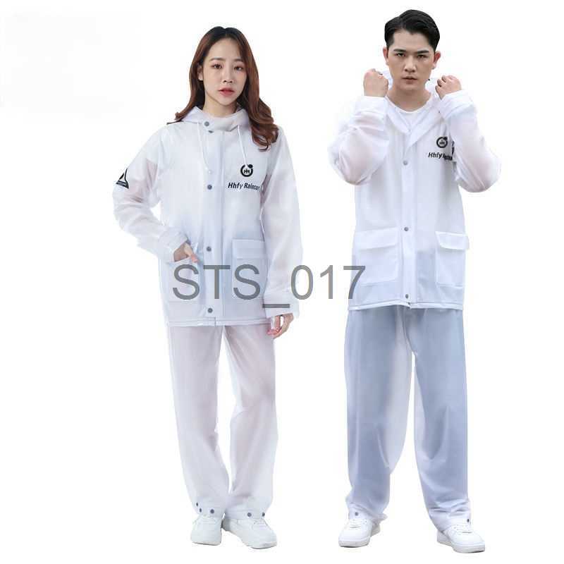 Raincoats Upgraded Waterproof Raincoat Suit Outdoor Fishing Fashion Sports Raincoat Unisex Riding Motorcycle Rainwear Suit Adult Rain x0724
