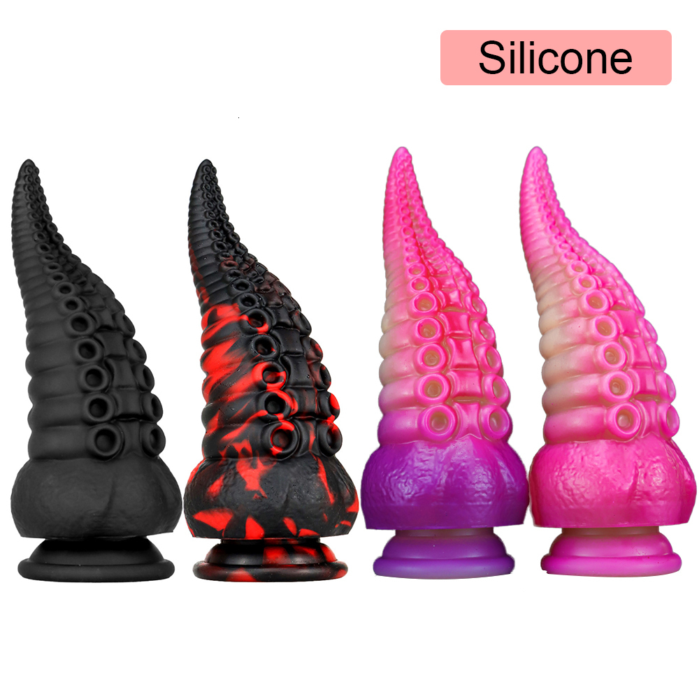 Adult Toys Huge silicone anal Dildo for female masturbation octopus tentacles anal plug Prostate massage hip plug anal sex toys 230724