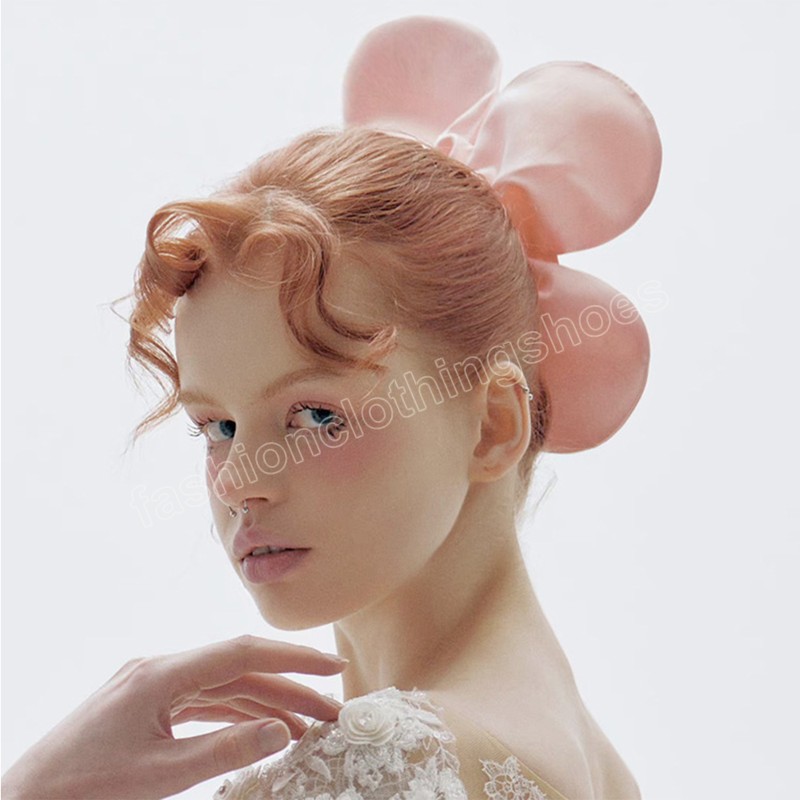 Flower Scrunchies Women Extra-Large Scrunchie Oversized Thick Elastic Fluffy Hair Ties Hair Scrunchies Ponytail Holder