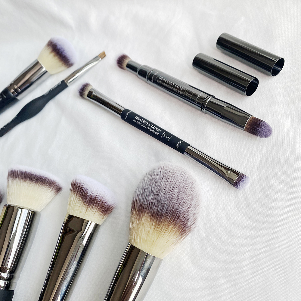 Makeup Tools Heavenly Luxe Makeup Brushes Set Soft Synthetic Face Foundation Powder Blush Concealer Eye Shadow Brow Beauty Cosmetics Brushes 230724