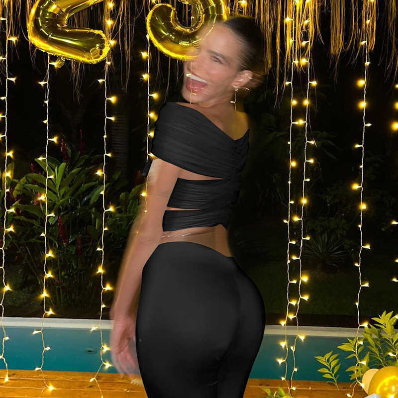 Women's Tanks flower hollowed-out one-shoulder top temperament fashionable slim hot girl versatile tank top woman