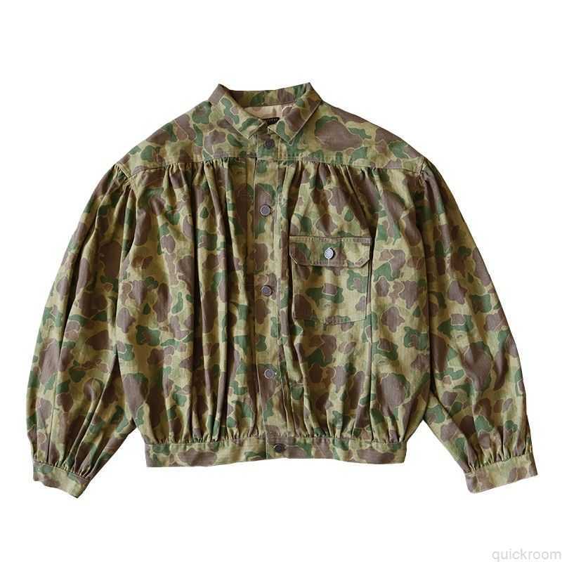 

Designer Clothing Mens Jackets Fashion Brand Coat Outdoor Casual Coats Kapital Kountry Hirata and Hiroshi Hirata Exclusive Vanished Camo Pleated Jacket Long Sleev, Shipping fee