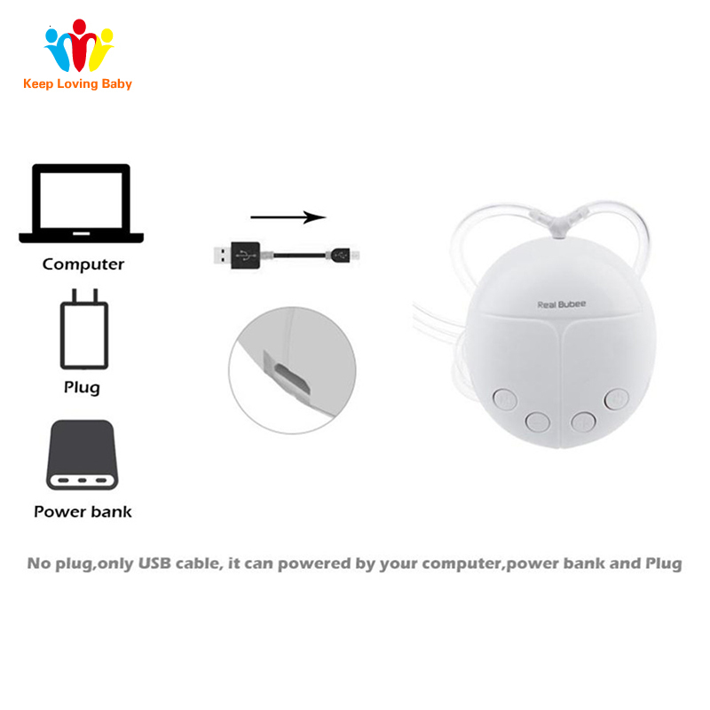 Breastpumps Baby Feeding Bottle Real Bubee Single Double Electric Infant Nipple USB Pumps For Mother 230724