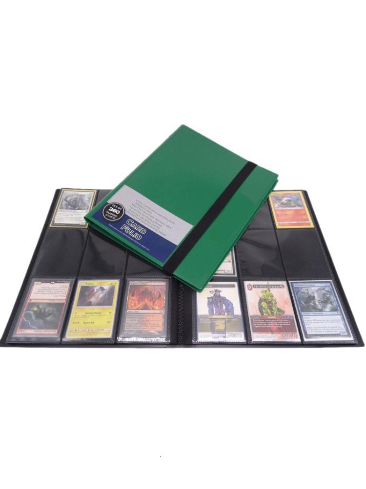 Outdoor Games Activities 360 Cards Capacity Pocket Holder Binders Albums for CCG Magic Yugioh Board Game Card Book Sleeve Holder 230725