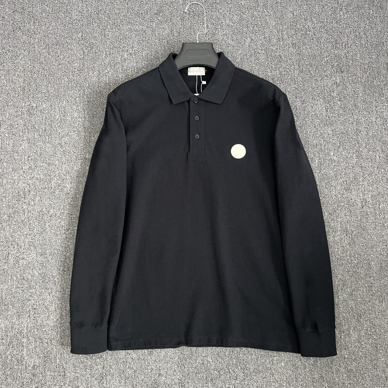 Designer Men's Polos Long Sleeve T Shirt Pullover Tees fashion Casual Polo Shirt classic embroidery