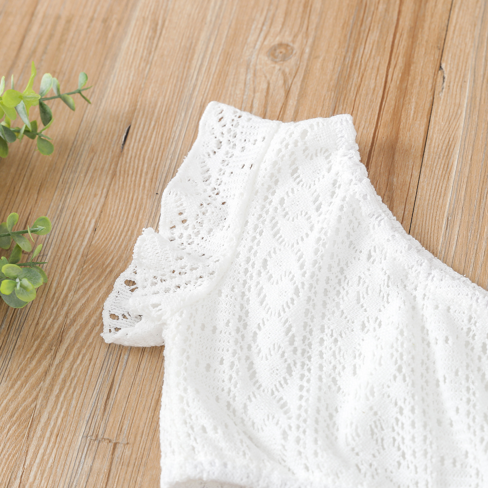 Clothing Sets 1 6Y Kids Girls Fashion Set Sleeveless Lace One shoulder Vest with Dual layer Skirt Summer Casual Outfit 230724