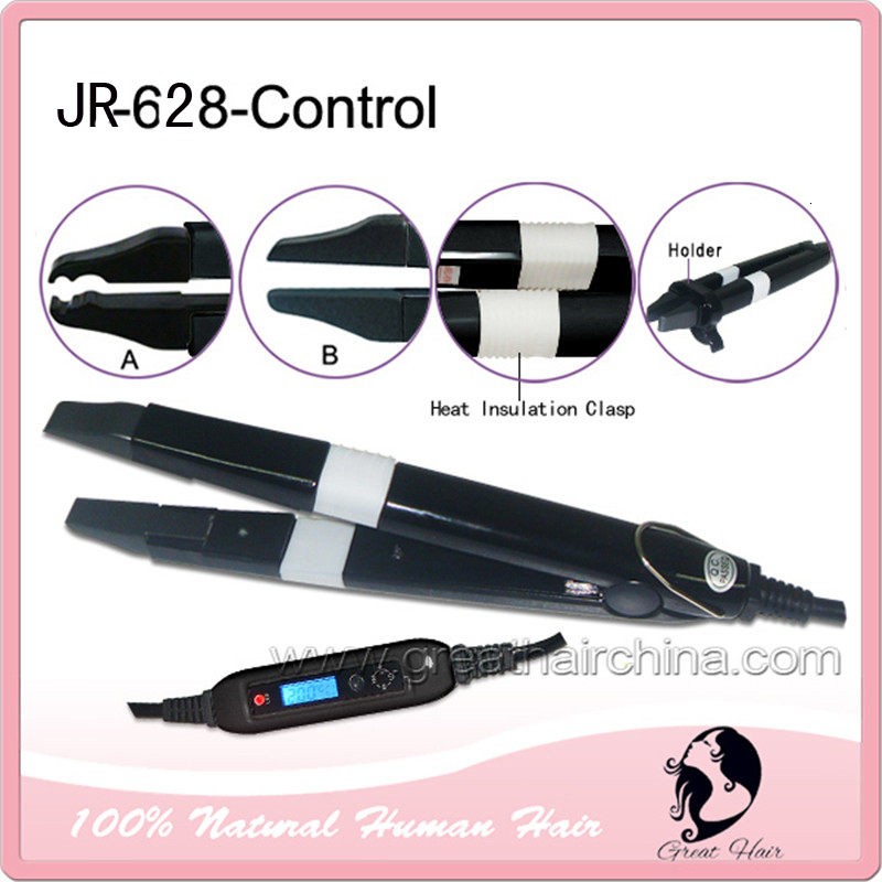 Connectors 1 Pieces est Fashion Professional Mini LED Temp Control Hair Extension Iron Heat Keratin Fusion Connector Tools 230724