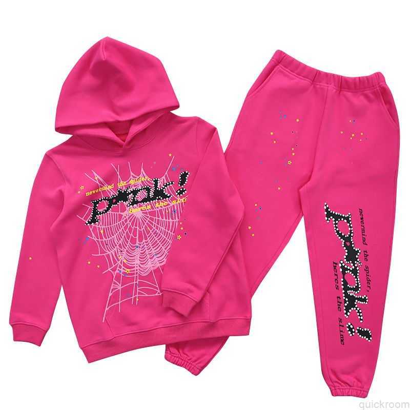 Designer Fashion Clothing Mens Tracksuits Trendy Children's Clothing Child Star with the Same Sp5der 5555555 Pink Pants Sweater Set, Shipping fee
Designer Fashion Clothing Mens Tracksuits Trendy Children's Clothing Child Star with the Same Sp5der 5555555 Pink Pants Sweater Set, Shipping fee