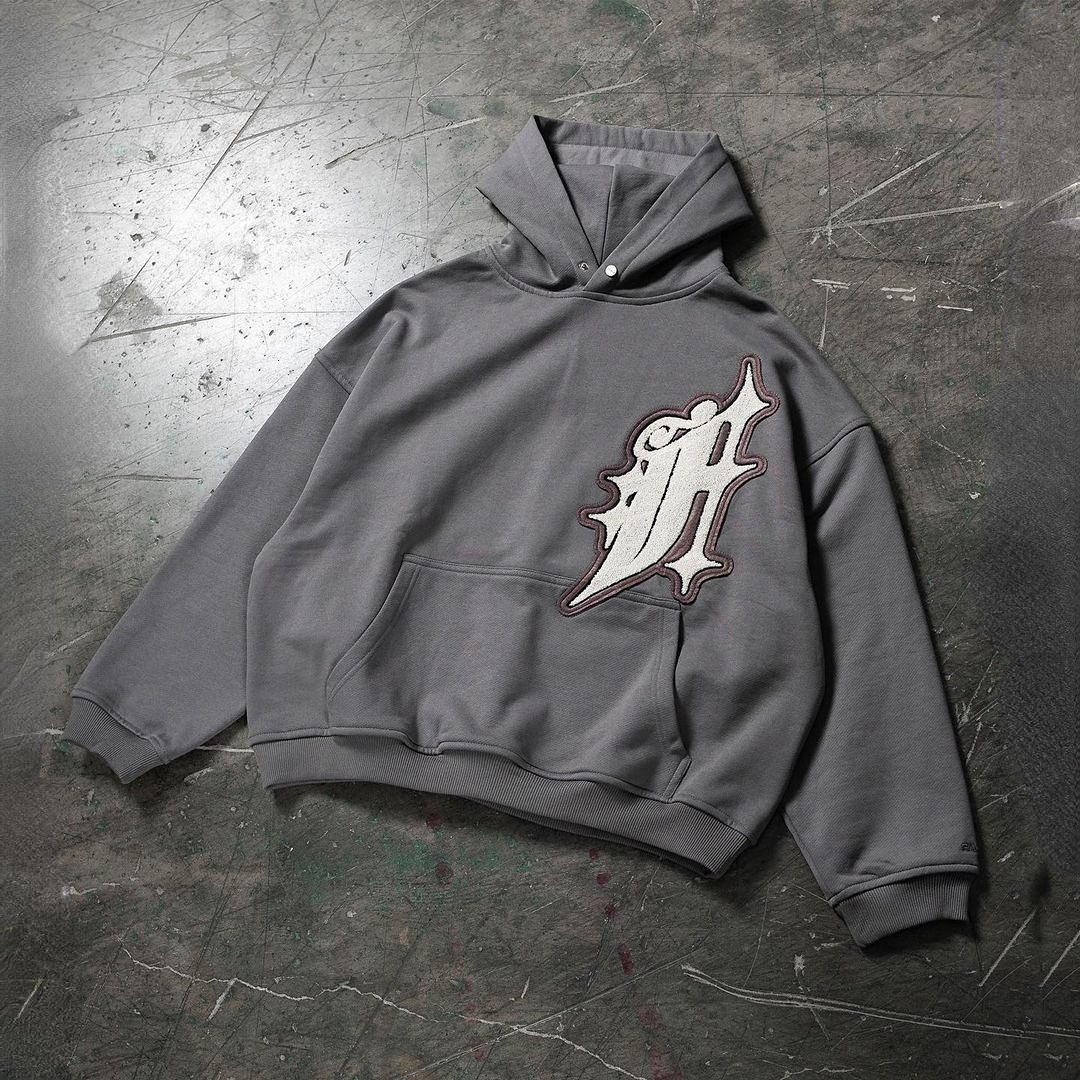 Womens Hoodies Sweatshirts Dropship Flocking Pattern Women High Street Harajuku Retro K pop Y2K Clothes Loose Hoodie 230725