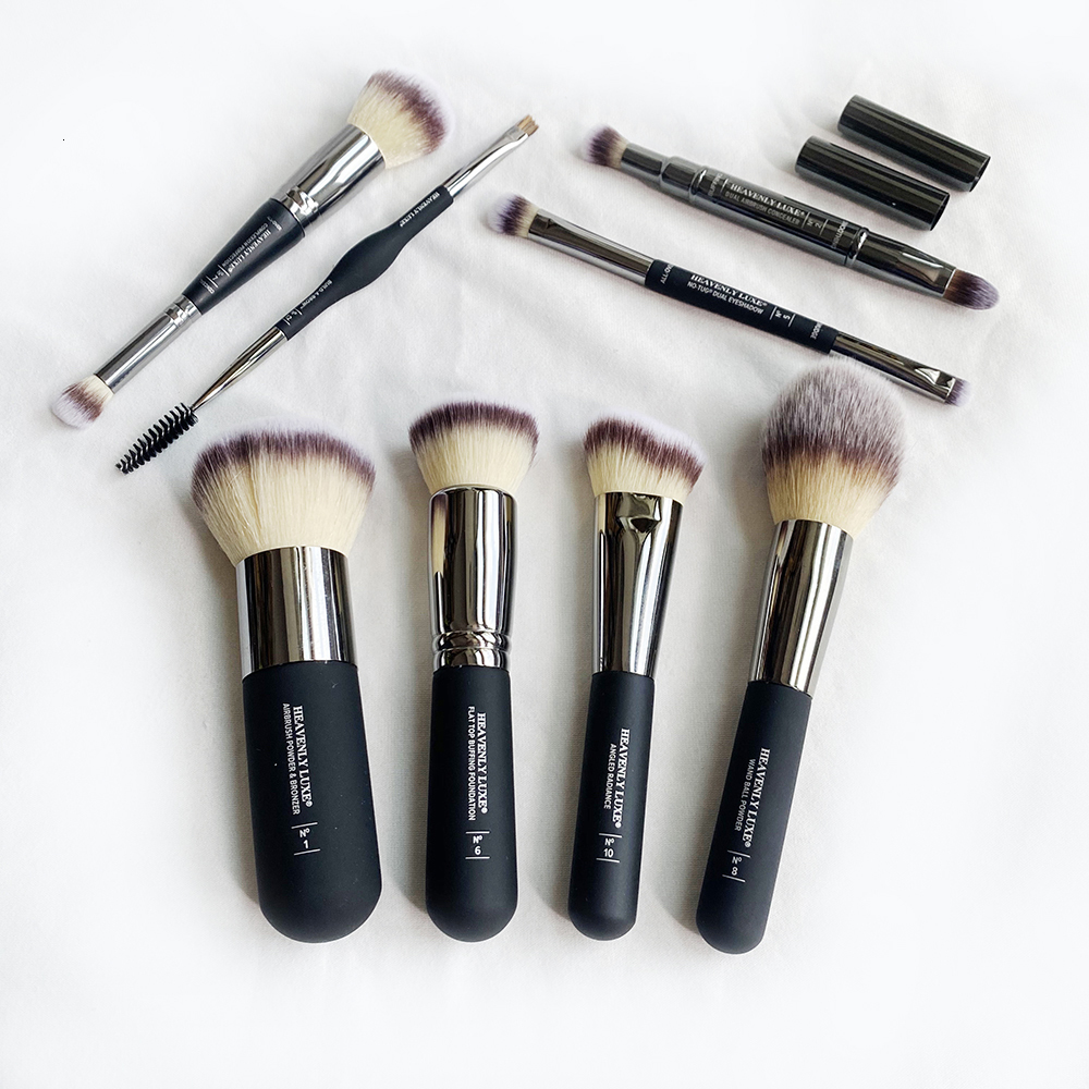 Makeup Tools Heavenly Luxe Makeup Brushes Set Soft Synthetic Face Foundation Powder Blush Concealer Eye Shadow Brow Beauty Cosmetics Brushes 230724