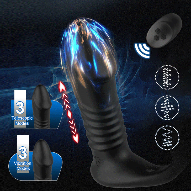Anal Toys Silicone anal vibrator stimulates prostate massager delays gum locking ring anal buttock plug sex toy Dildo 230724