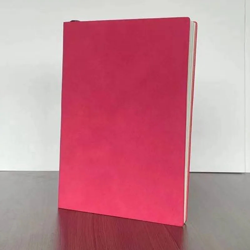 wholesale A5 Colorful Notebooks Thickened Business Notepads Customized Hand Ledger Student Stationery Writing NoteBook PU Leather Page Dividers Printe