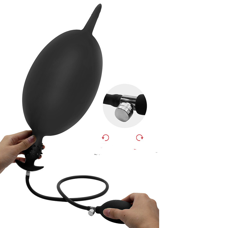 Adult Toys Inflatable anal plug big buttock plug silicone Dildo long pull bead masturbation anal toy stimulation G-Spot sex toy 230724