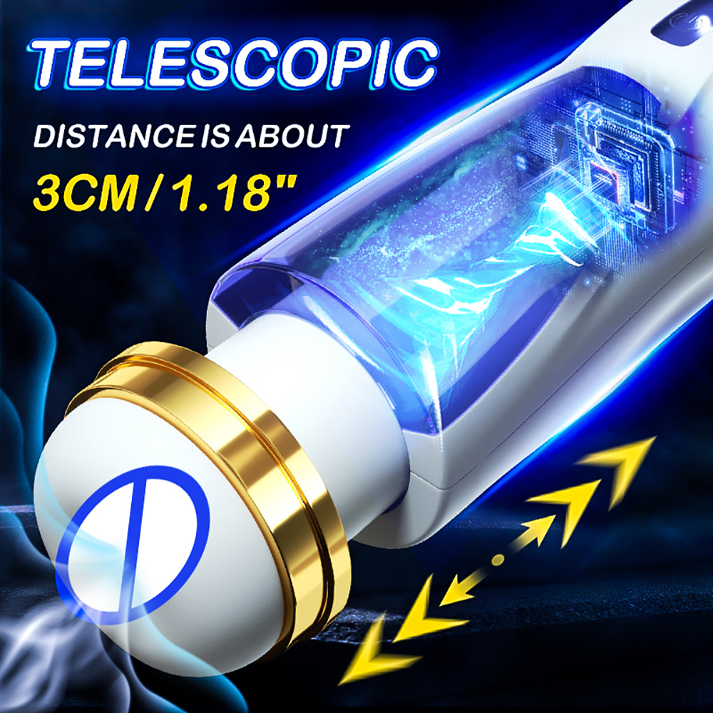 Masturbators Male Masturbation Cup Real Telescope Periscope Sucking Oral Sex Machine Toys Adult Supplies Male Oral Vaginal Masturbation 230725