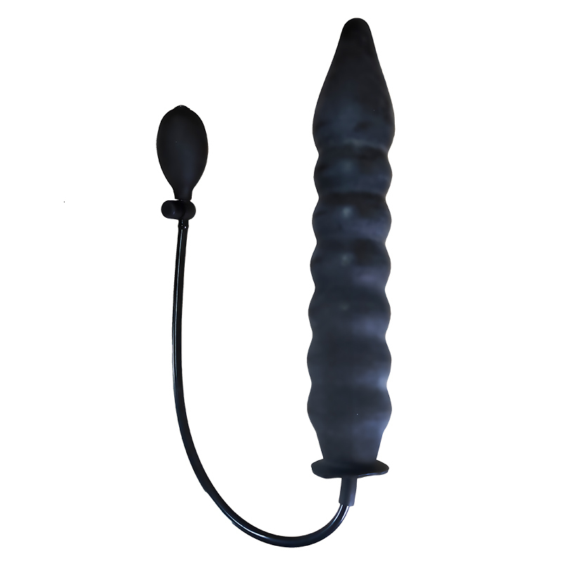 Anal Toys Super long anal plug inflatable drill shaped large/large anal plug can expand Dildo suitable for G/P point stimulation suitable for LGBT wom
