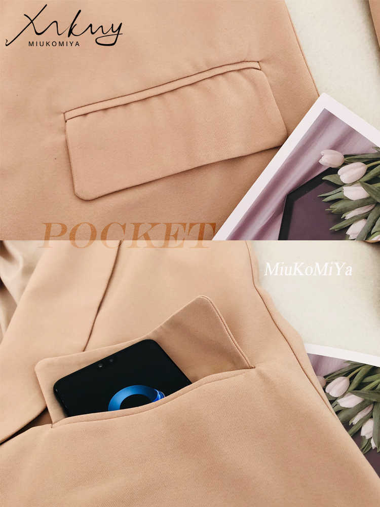Rose Red Blazers For Women Spring 2023 Casual Coats Black Women's Jacket Suit Basic Slim Summer Blazer Women Jacket Office