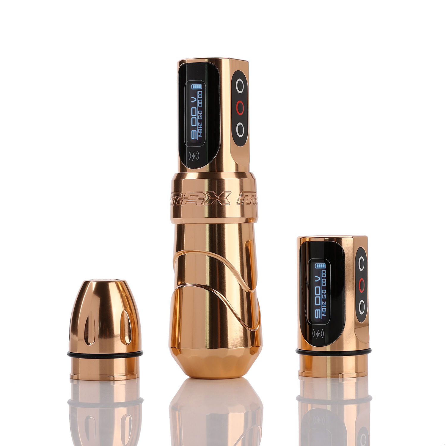 Tattoo Machine Tattoo Machine 1 or 2 Battery Power Coreless Motor Lithium Battery LED Display Permanent Makeup Tattoo Artists Do Not Need to Apply 230