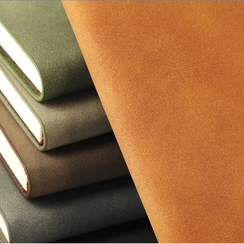 wholesale A5 Colorful Notebooks Thickened Business Notepads Customized Hand Ledger Student Stationery Writing NoteBook PU Leather Page Dividers Printe