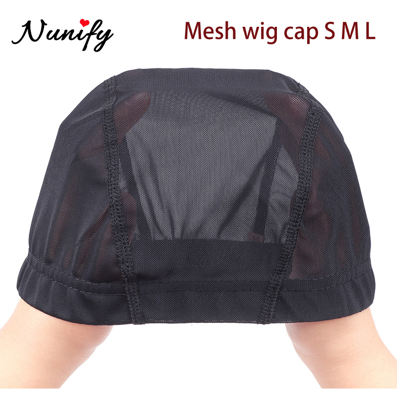Wig Caps Nunify 15PcsSet Hair Net Wig Cap For Making Wigs Spandex Net Elastic Dome Cap Mesh Cap Spandex Dome Wig Caps For Making Wigs 230724