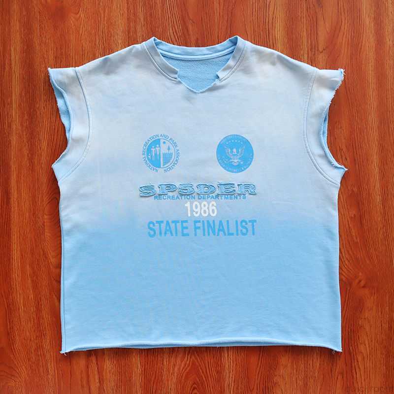 Designer Fashion Clothing Mens Tracksuits Sp5der 555555 Cut Sweatshirt Short Water Wash Embroidered Cowhorn Tank Top Short Sleeve Shorts, Shipping fee
Designer Fashion Clothing Mens Tracksuits Sp5der 555555 Cut Sweatshirt Short Water Wash Embroidered Cowhorn Tank Top Short Sleeve Shorts, Shipping fee