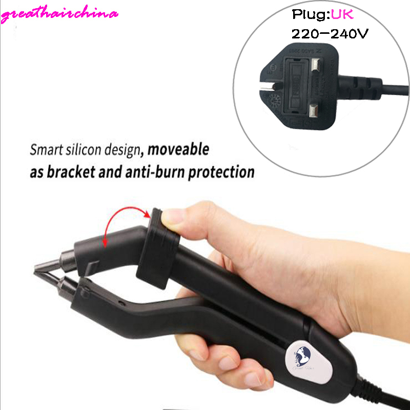 Connectors Greathairchin Most Adjustable Temperature 220 Mini Heating Tip Hair Iron Keratin Bonding Tools 230724