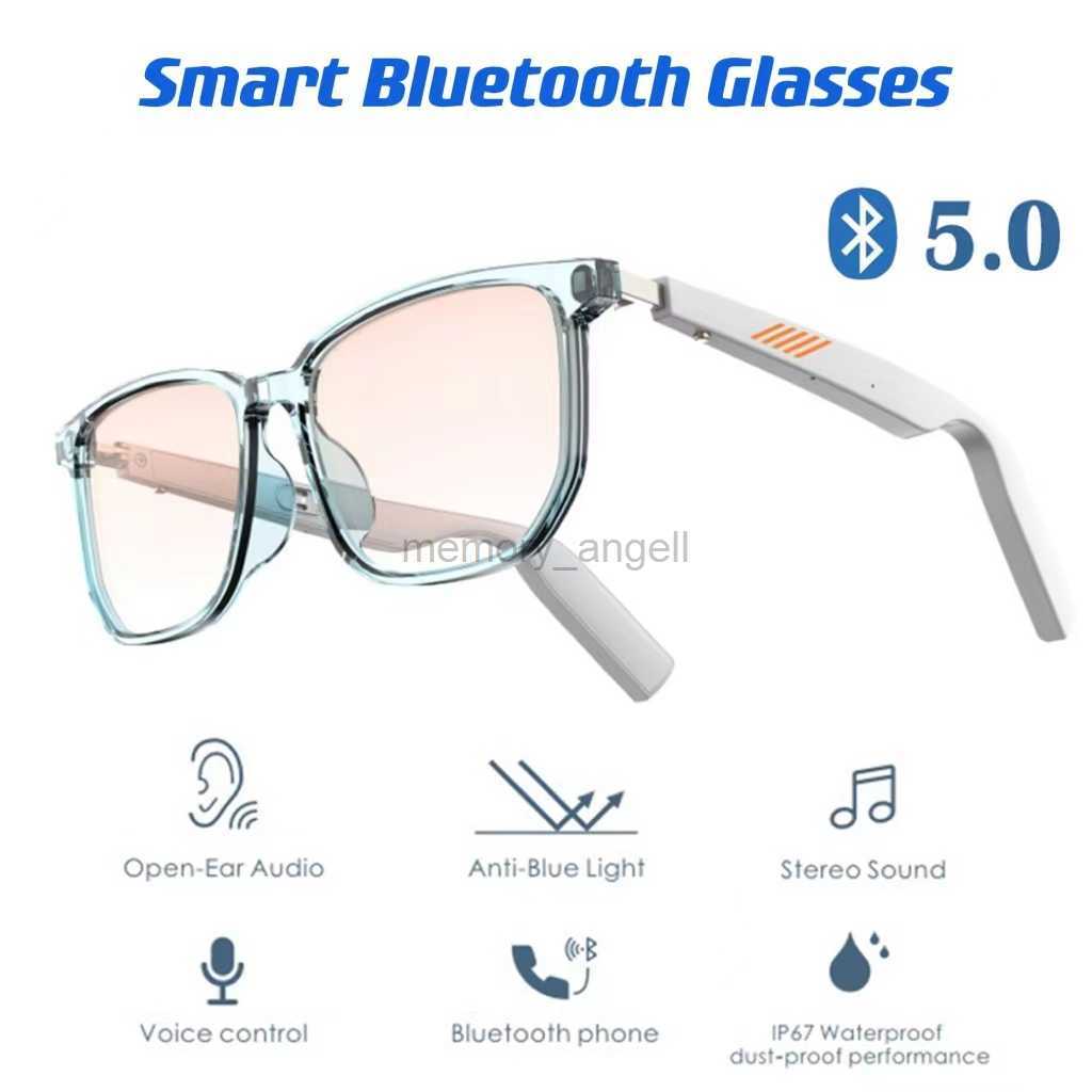 Smart Glasses Smart 3D Anti-Blue Voice Control Glasses Wireless Bluetooth Sunglasses Hands-Free Calling TWS Music Video Waterproof Eyeglasses HKD23072