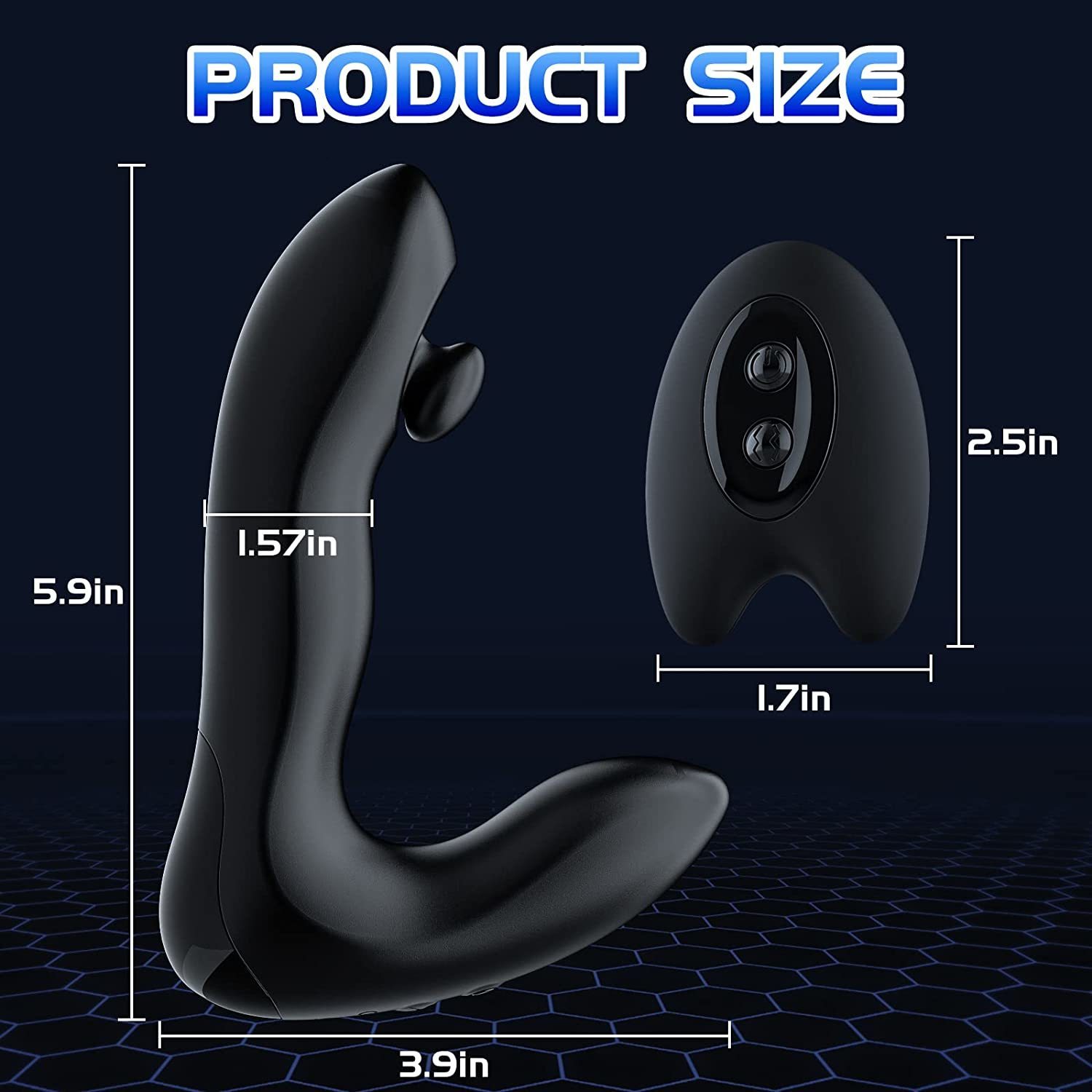 Anal Toys Remote control prostate massager anus plug vibrator is used for male male with analog finger pressing adult sex toy 230724
