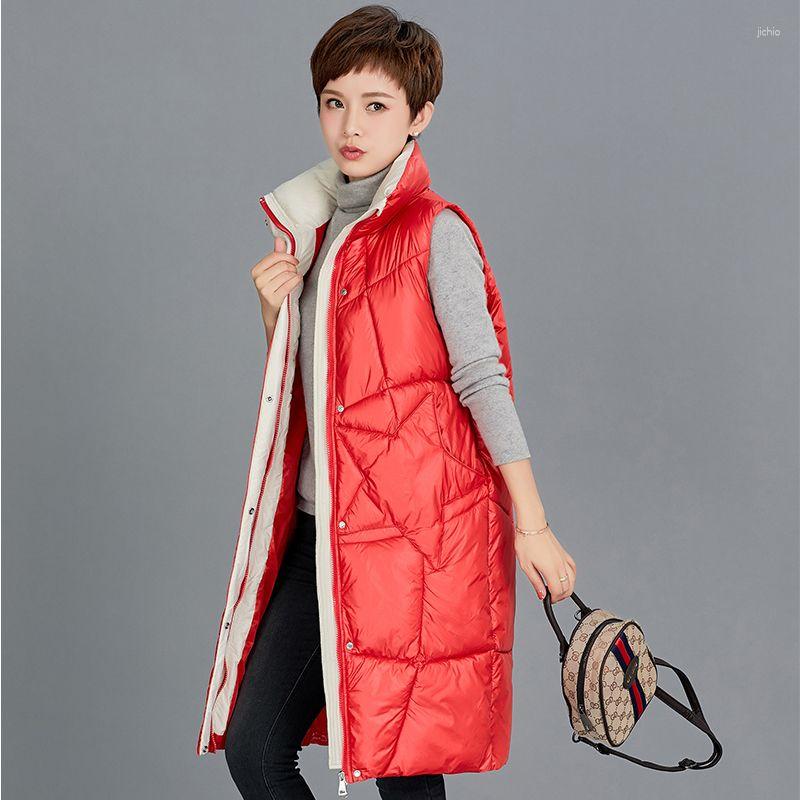 Womens Vests Loose Fashion Trend Versatile Vest Female Coat 2023 Korean Student Autumn Winter Down Cotton Waistcoat
