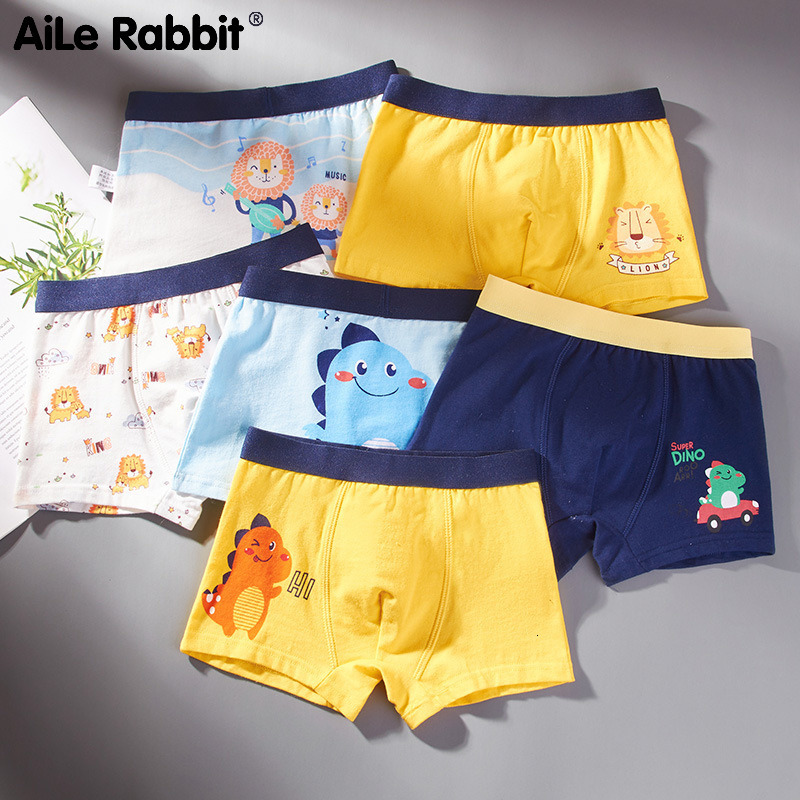 Panties 3 Piece Kids Boys Underwear Cartoon Children s Shorts For Baby Boy Toddler Boxers Stripes Teenagers Cotton Underpants 230724