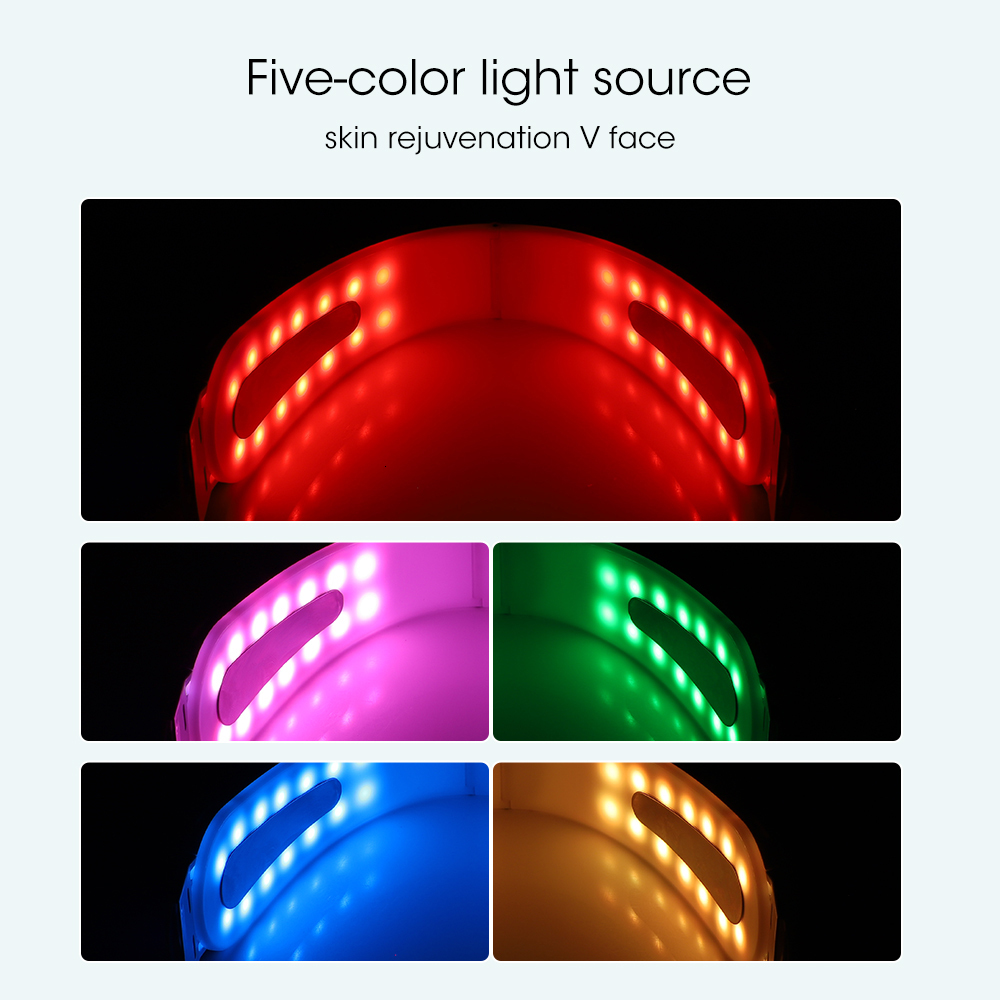 Face Massager EMS microfluidic lifting device LED pon therapy slimming vibration massage machine with TENS pulse massage beauty equipment 230724