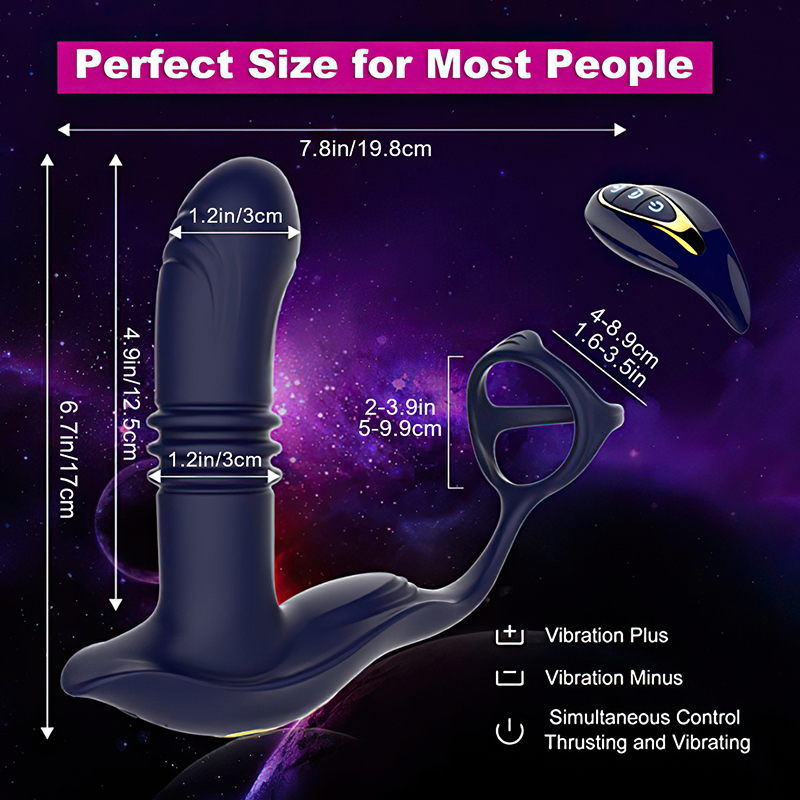 Anal Toys Massager anus vibrator male prostate massager Cock ring remote control buttock plug delay Ejaculation locking penis 230724