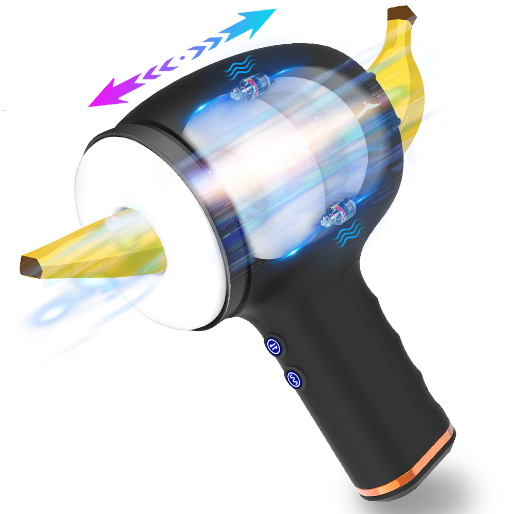 Masturbators Male Masturbation Automatic Stimulation Vibration Male Oral Sex Machine Masturbation Cup Sex Toys Male Adult Toys 230725