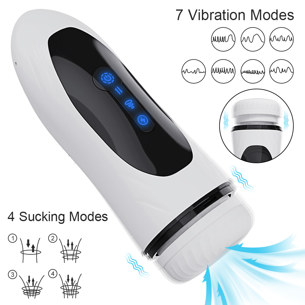 Masturbators Automatic retractable suction male masturbator cup stimulates masturbation piston adult device sex toy 230725