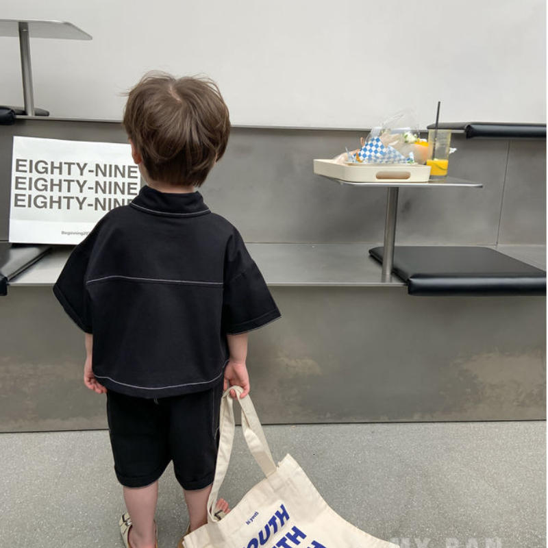 Clothing Sets Summer Children s Baby Boy Clothes Kids Outfits Set Fashion Shirt Shorts 2 Piece Birthday 2 9 Years Wear 230724