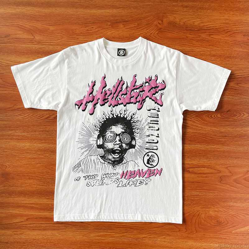 Designer Fashion Clothing Hip hop Tees TShirts Hellstar Studios Sounds Like Heaven Tee Ins Trendy Short Sleeve T-shirt, White
Designer Fashion Clothing Hip hop Tees TShirts Hellstar Studios Sounds Like Heaven Tee Ins Trendy Short Sleeve T-shirt, White