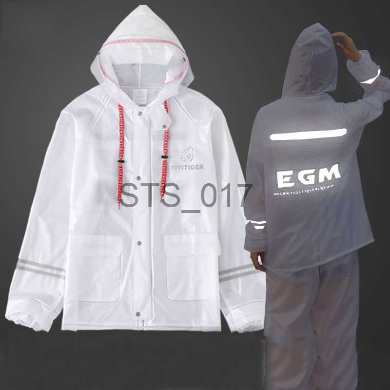 Raincoats Upgraded Waterproof Raincoat Suit Outdoor Fishing Fashion Sports Raincoat Unisex Riding Motorcycle Rainwear Suit Adult Rain x0724