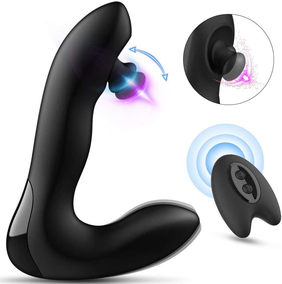 Anal Toys Remote control prostate massager anus plug vibrator is used for male male with analog finger pressing adult sex toy 230724
