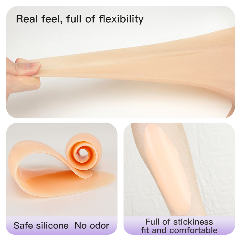 Breast Form ONEFENG Silicone Leg Onlays Silicone Calf Pads for Crooked or Thin Legs Body Beauty Factory Direct Supply Leg Silicone 230724
