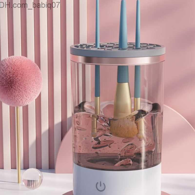 Makeup Brushes Women's eye shadow brush cleaning tool Portable electric Makeup brush cleaner with USB charging automatic Makeup brush Z230725