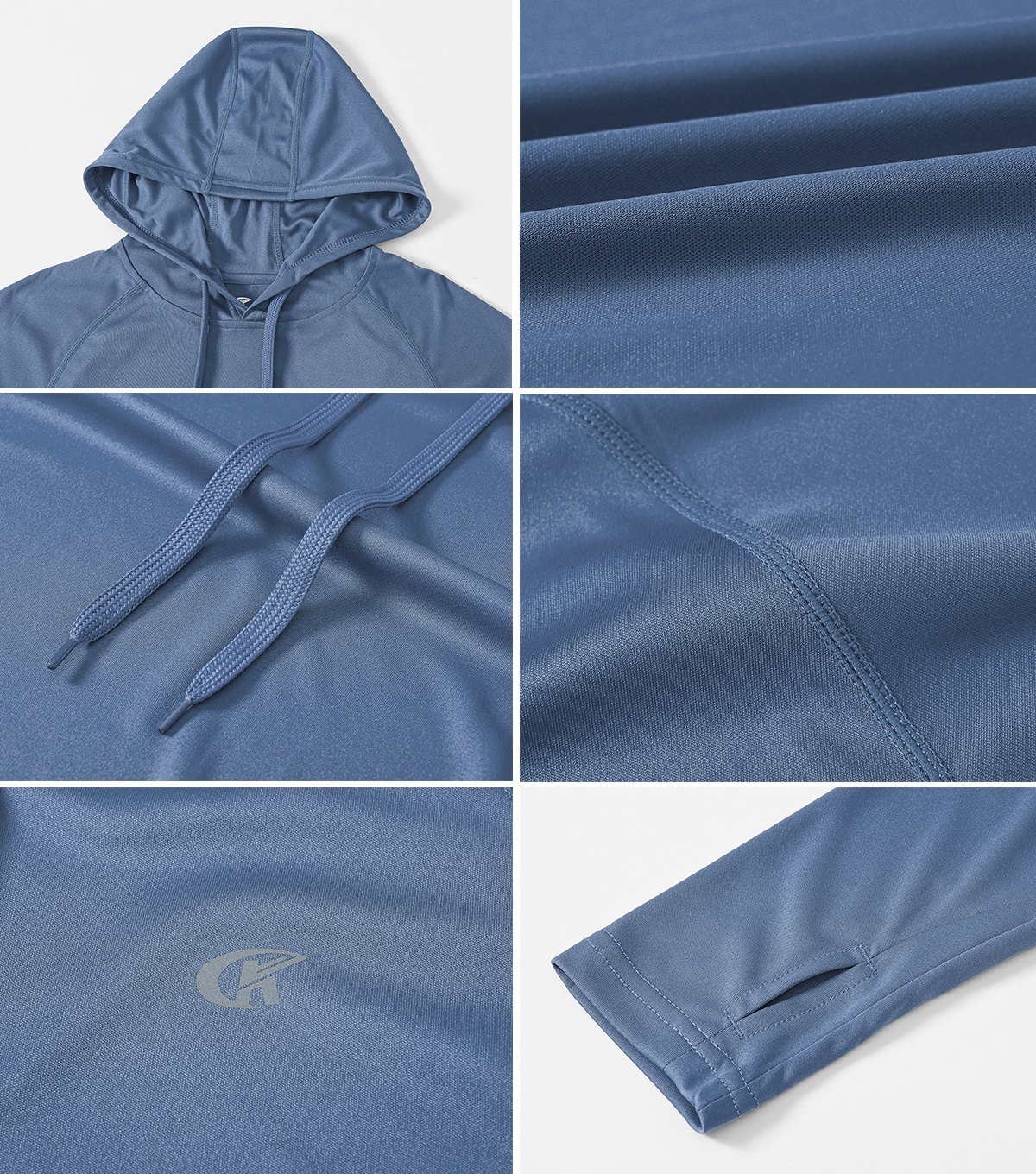 Mens Hoodies Sweatshirts UPF 50 Rash Guard Swim Shirt Athletic Hoodie Long Sleeve Fishing Hiking Workout Shirts Outdoor Beach Summer Cloth 230725
