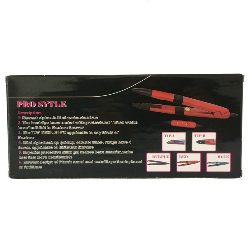 Connectors 1 piece Salome Temperature Controllable Heating Iron Heat Keratin Hair Extensions Tools Mini Iron Fusion Connector 230724