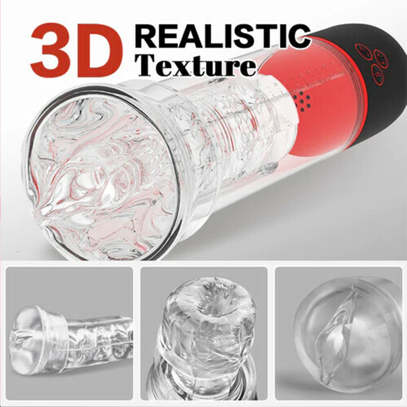 Masturbators Electric penis pump male masturbation penis vacuum automatically enhances adult Sex toy male oral sex cup 230725
