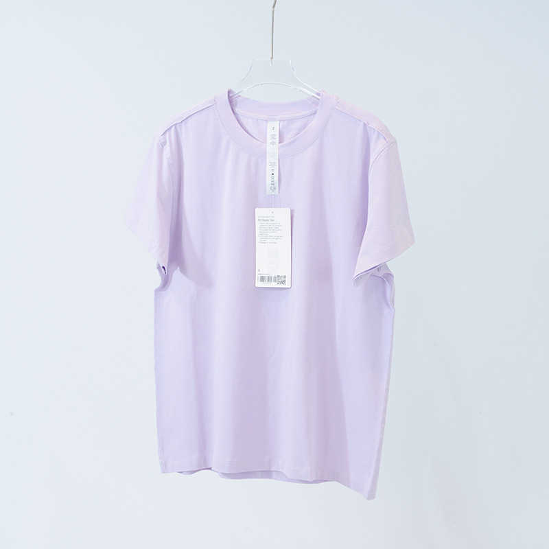 Yoga Suit All Yours Women's Tops Sports Short Sleeved Shirt lu-79 Summer Casual Breathable Fitness T-shirt Thin Loose Fit Tees