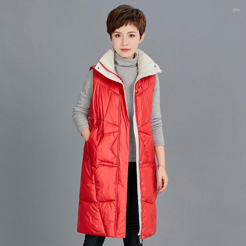 Womens Vests Loose Fashion Trend Versatile Vest Female Coat 2023 Korean Student Autumn Winter Down Cotton Waistcoat