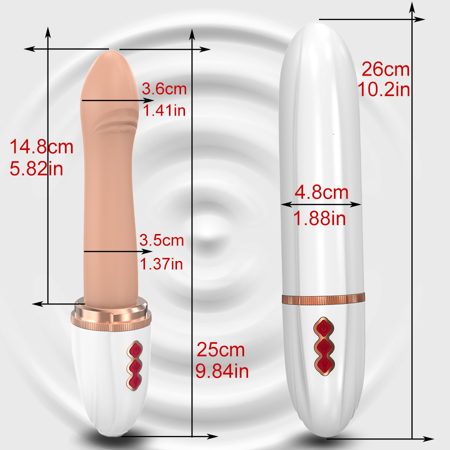 Vibrators Sex machine Dildo vibrator soft silicone automatic up and down massage machine 230725