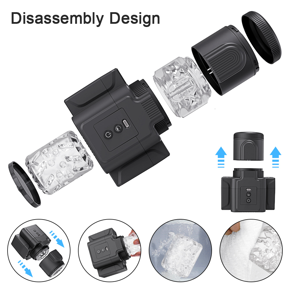 Masturbators Automatic male masturbator retractable male masturbator cup piston open adult device sex toy 230725