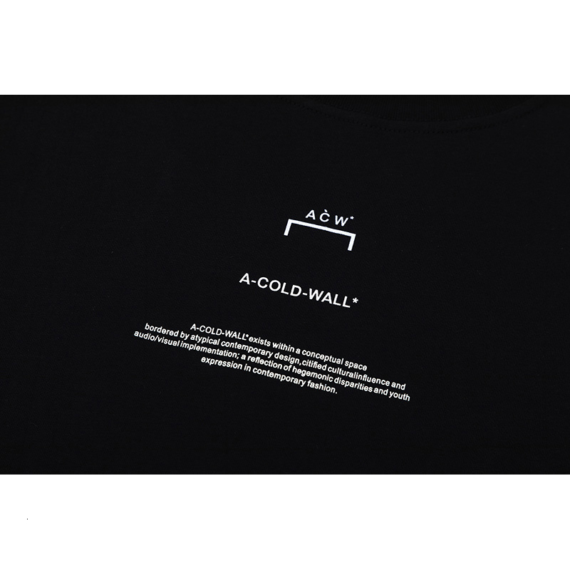 Mens TShirts Streetwear Vintage Print A COLD WALL Tshirts Men Woman 1 Quality Casual Summer Fashion ACW Top Tee 230724